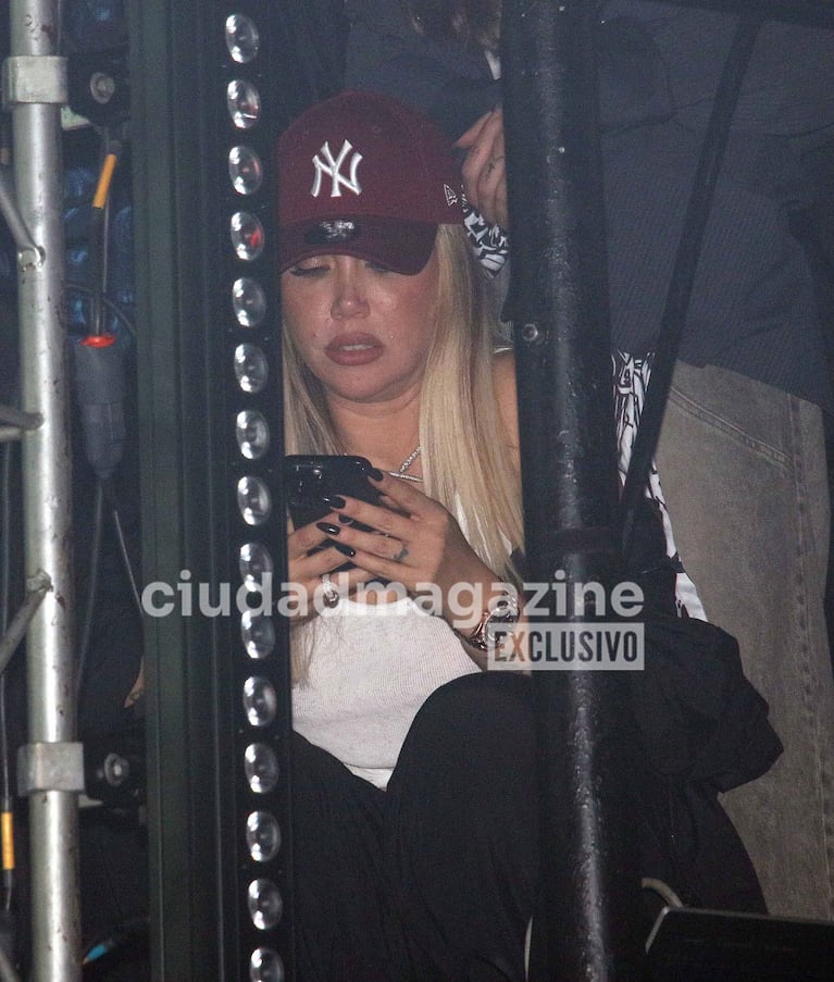 Wanda Nara en la despedida de L-Gante (Foto: Movilpress).