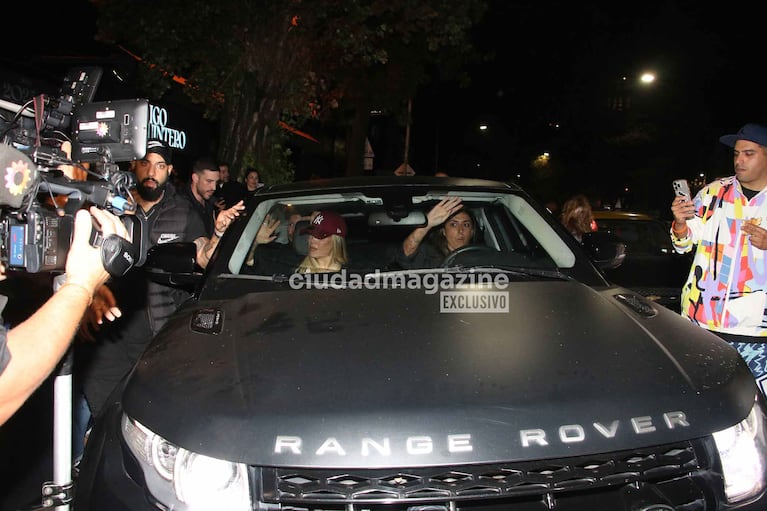 Wanda Nara en la despedida de L-Gante (Foto: Movilpress).