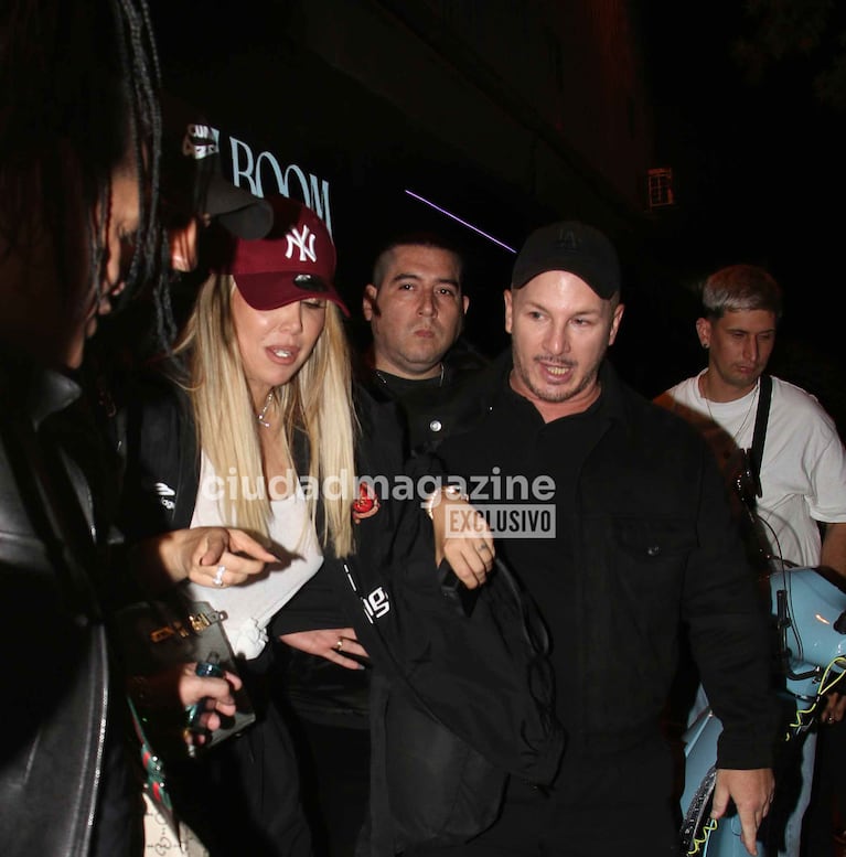 Wanda Nara en la despedida de L-Gante (Foto: Movilpress).
