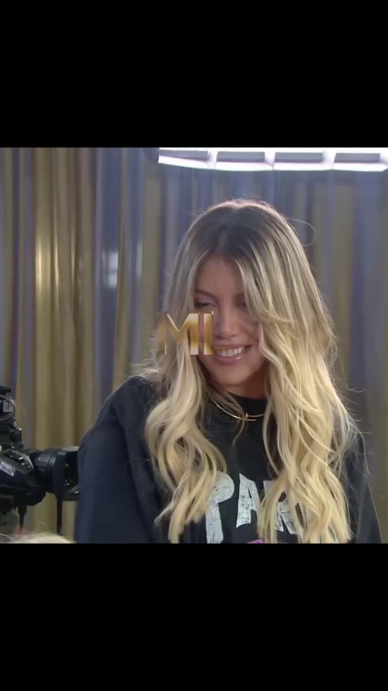 Wanda Nara en la mesa de Mirtha Legrand Mirtha (Foto: captura de Instagram de @lamesazarg)