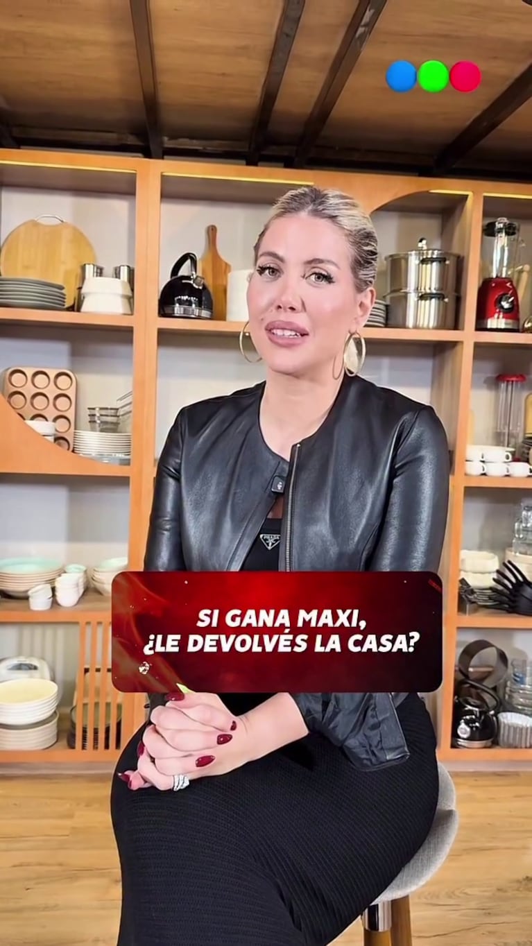 Wanda Nara en Masterchef (Foto: captura de Instagram/@masterchefargentina).