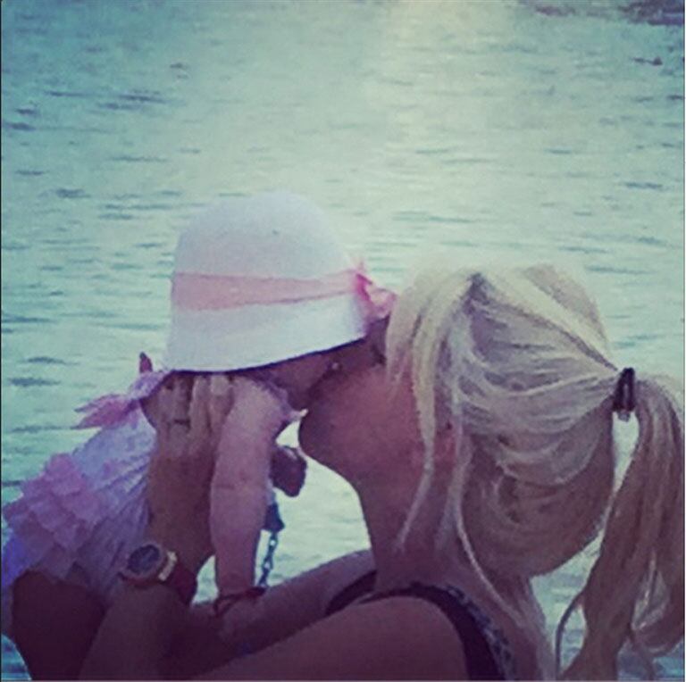 Wanda Nara en Monte Carlo, a cuatro meses de dar a luz a Francesca. (Foto: Instagram.com/wanditanara/)