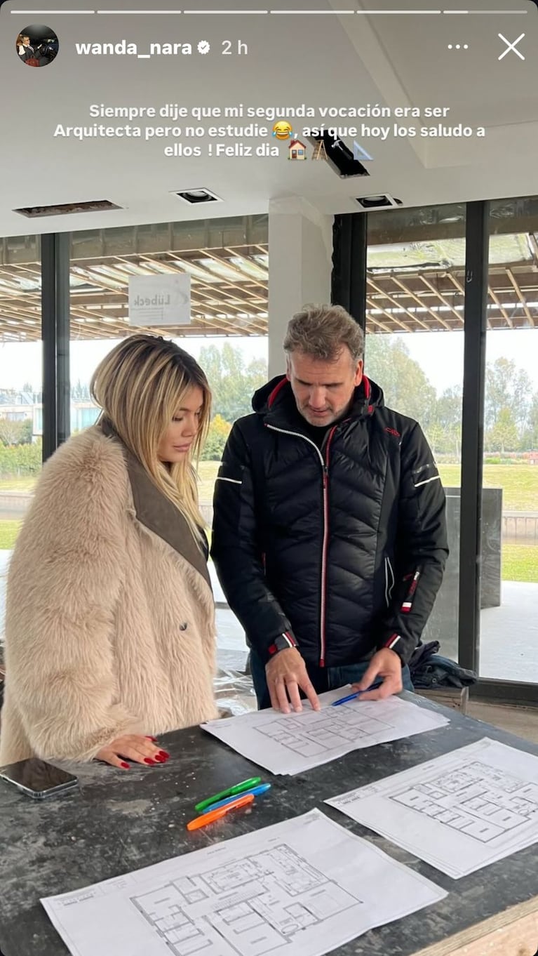 Wanda Nara en sus redes sociales (Foto: captura de Instagram).