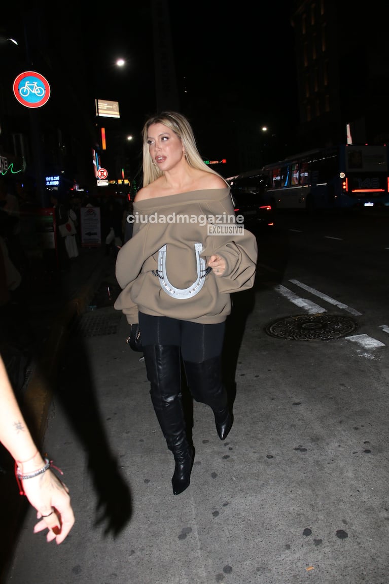 Wanda Nara en un desfile (Foto: Movilpress).
