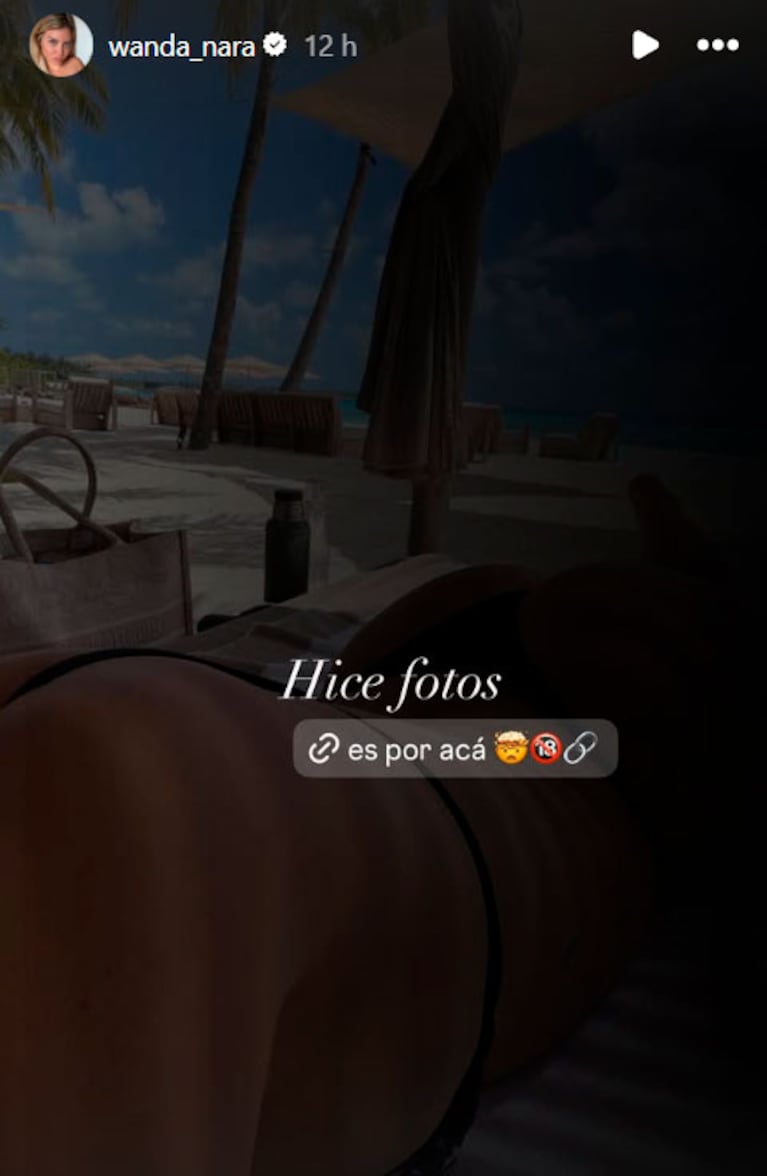 Wanda Nara está en OnlyFans: la explosiva foto de su perfil íntimo (captura de Onlyfans)