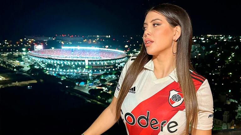 Wanda Nara estuvo en el palco de River con sus hijos y Martín Migueles | Créditos: Instagram @wanda_nara