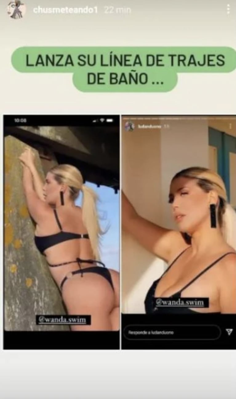 Wanda Nara fue acusada de plagio tras lanzar su línea de trajes de baño: "Es la copia exacta"