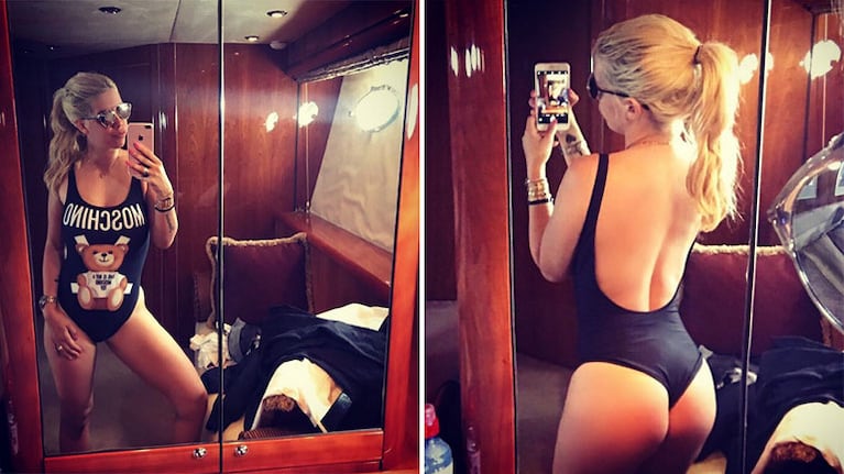 Wanda Nara generó un tsunami de corazones con sus selfies hot a bordo de un yate. (Foto: Instagram)