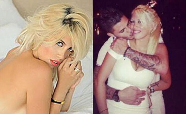 Wanda Nara habló de los rumores de embarazo con Rial en Ciudad GotiK (Fotos: Web). 