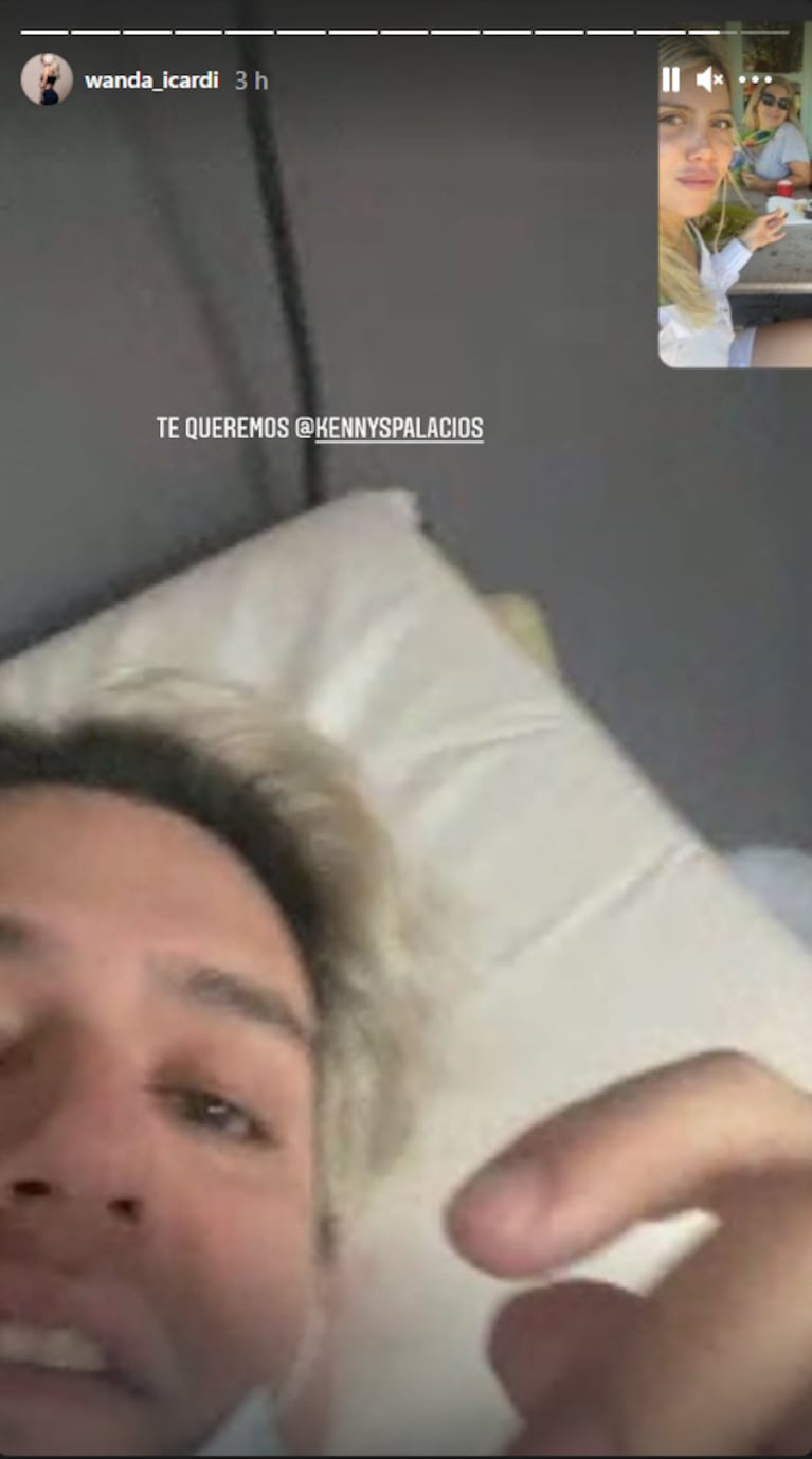 Wanda Nara habló del duro drama que vive su mejor amigo, Kennys Palacios: "Acompañando por videocámara; te queremos"