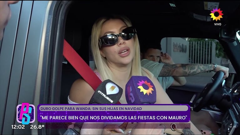 Wanda Nara habló en Puro Show de la resolución de la Justicia en la Navidad (Foto: captura de eltrece).