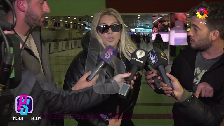 Wanda Nara habló en Puro Show (Foto: captura de eltrece).