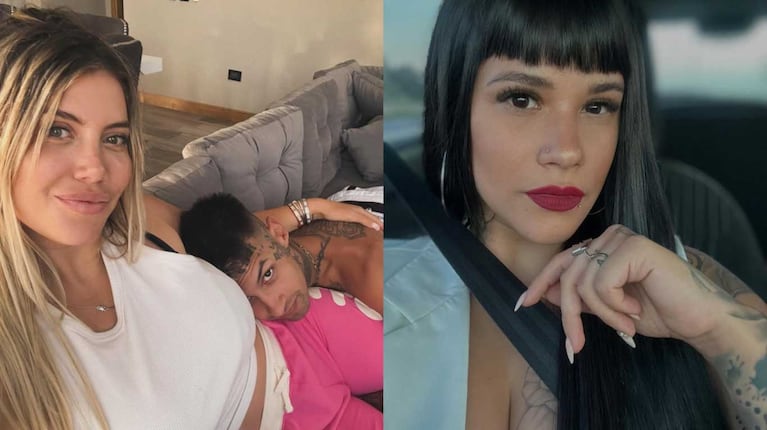 Wanda Nara, L-Gante y Damaris Melina (Fotos: Instagram @wanda_nara y @damarismelinaok)