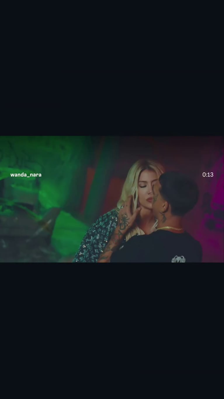 Wanda Nara lanzará Tóxica con Kaydy Cain (Foto: captura de Instagram).