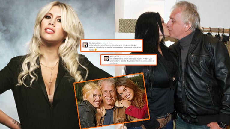 Wanda Nara lanzó irónicos tweets tras la noticia del embarazo de Carinara (Fotos: Web).