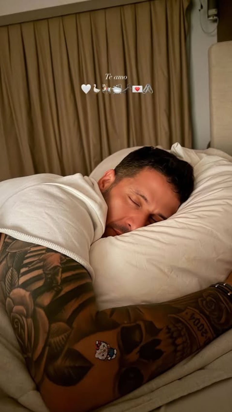 Wanda Nara le declaró su amor a Martín Migueles (Foto: captura de Instagram/@wanda_nara).