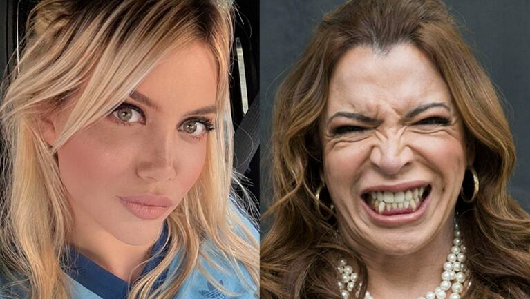 Wanda Nara le dedicó a Lizy Tagliani un divertido mensaje antes de comenzar a trabajar juntas.
