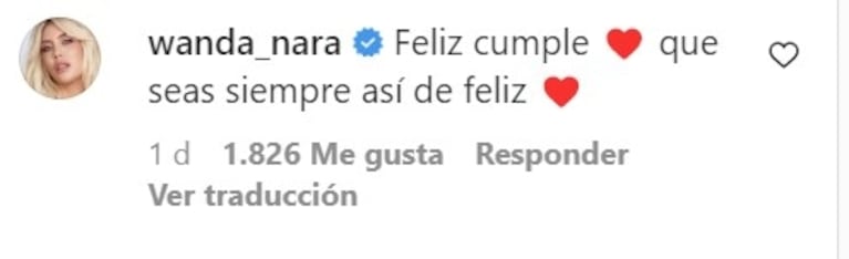 Wanda Nara le dejó un mensaje buena onda a Antonela Roccuzzo por el cumple de su hijo Mateo