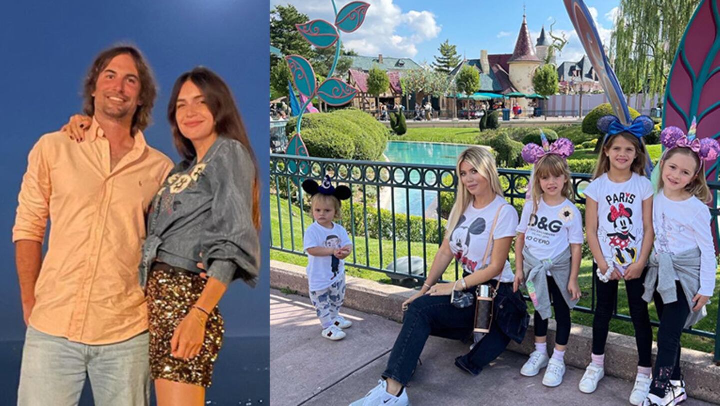 Wanda Nara le hizo a Zaira y Jakob Von Plessen un divertido reclamo por cuidar a sus hijos mientras ellos recorren Europa.