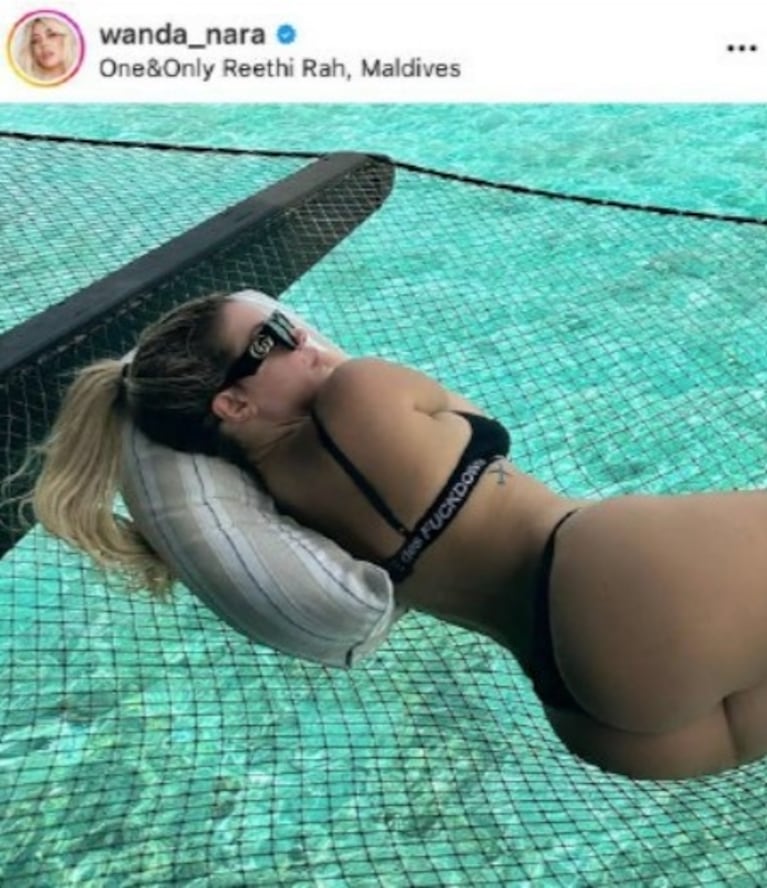 Wanda Nara le respondió re picante a un seguidor que le dijo que gusta más de ella que de su esposa