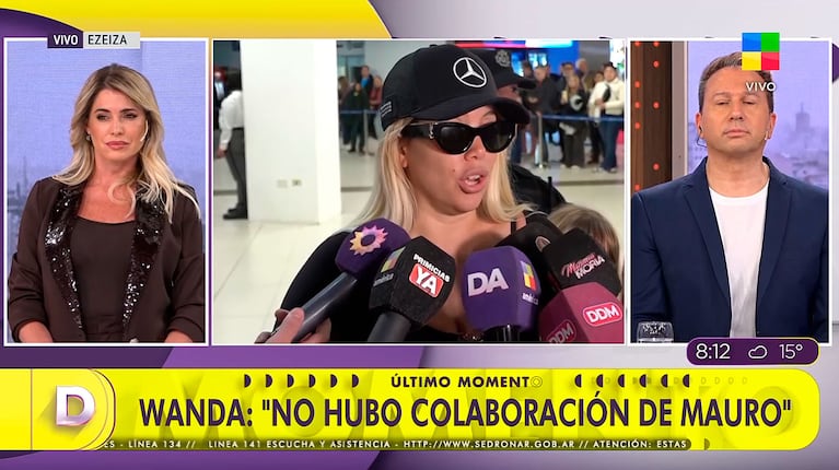 Wanda Nara llegó a la Argentina y lanzó una fuerte frase sobre Mauro Icardi