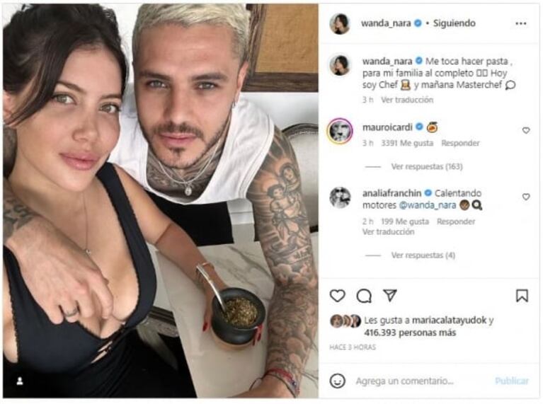 Wanda Nara lució el lujoso regalo que le dio Mauro Icardi en su reencuentro: "Hablando de generosos"