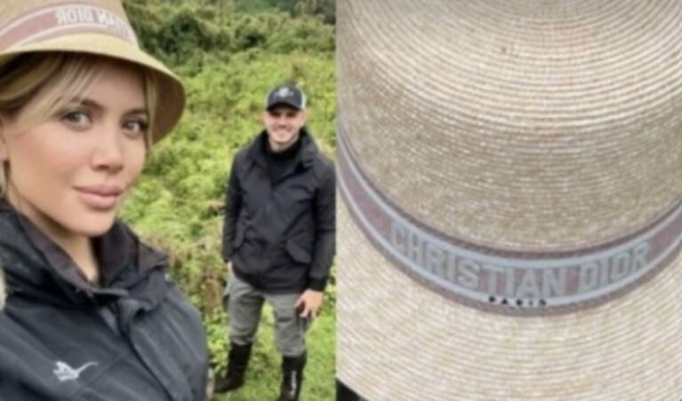 Wanda Nara lució un look de 400 mil pesos en la selva de Ruanda
