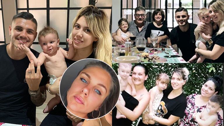 Wanda Nara, Mauro Icardi y Ivana Icardi