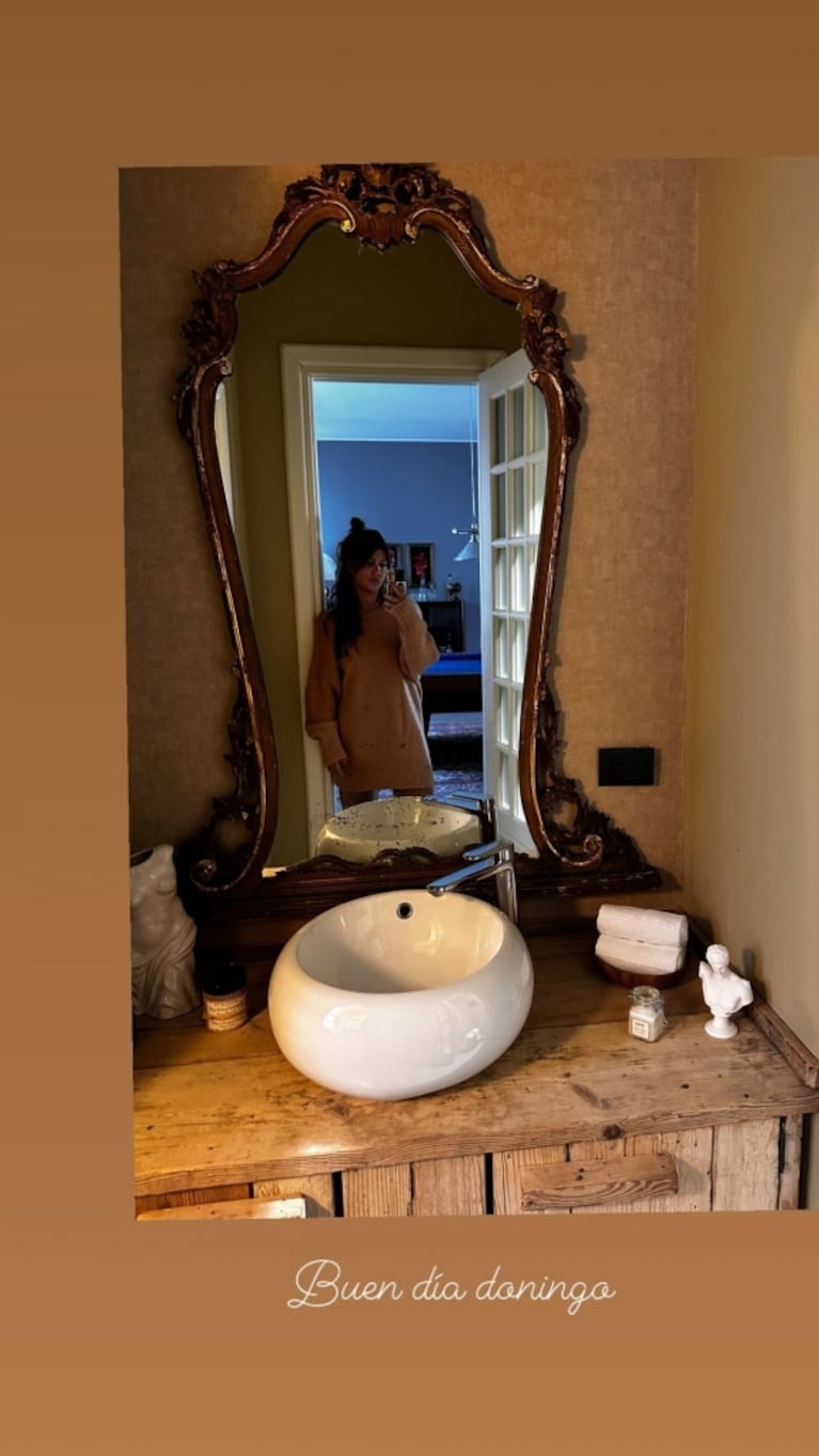 Wanda Nara mostró con orgullo su lujosa casa campo de Milán decorada por ella misma