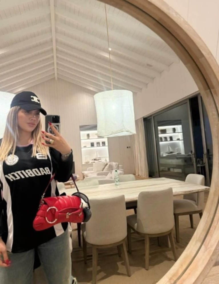 Wanda Nara mostró el living de su casa en Punta del Este. Crédito: Instagram