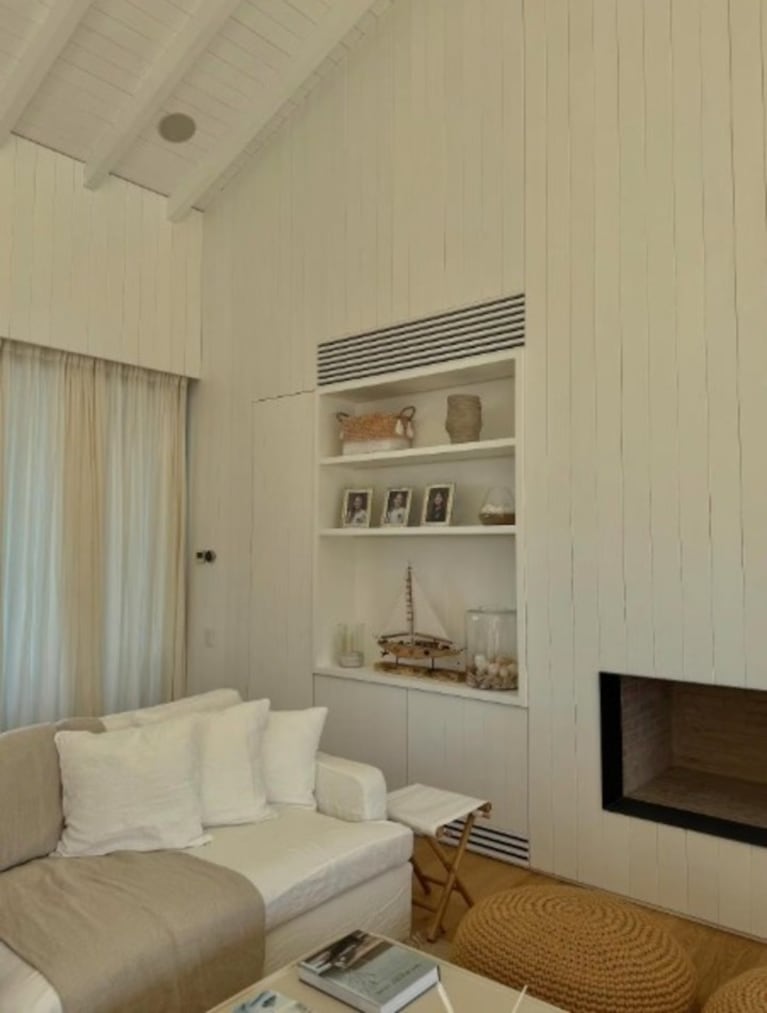 Wanda Nara mostró el living de su casa en Punta del Este. Crédito: Instagram