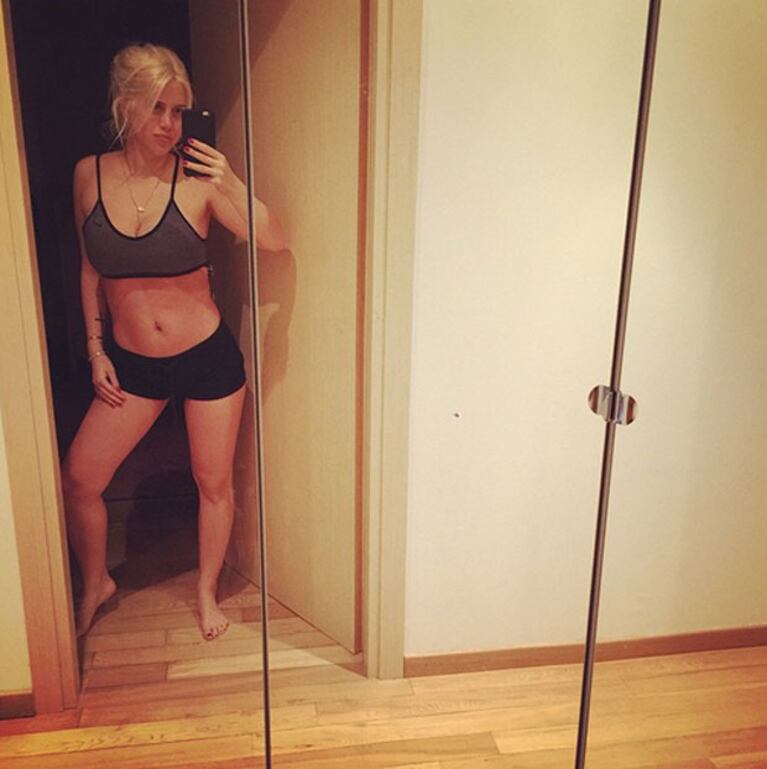 Wanda Nara mostró su cuerpo en ropa interior: "Acá crecieron cuatro niños" (Foto: Instagram)