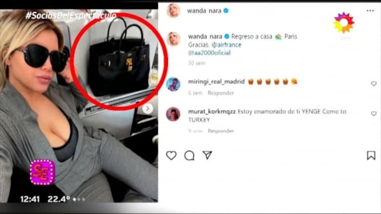 Wanda Nara mostró su increíble colección de carteras: cuestan más de 100 mil dólares