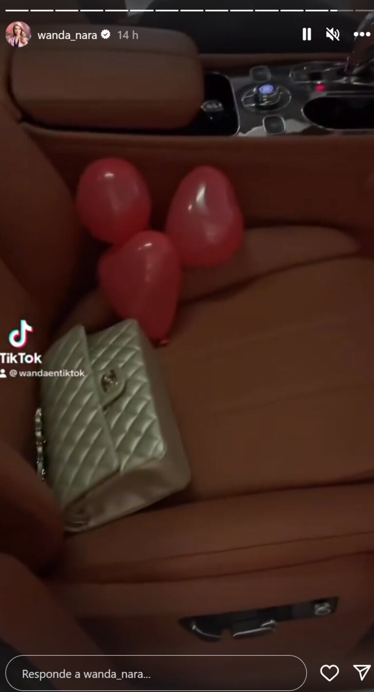 Wanda Nara mostró su lujosísimo auto con patente personalizada: las llamativas imágenes