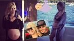 Wanda Nara mostró su pancita de siete meses  (Fotos: Instagram).