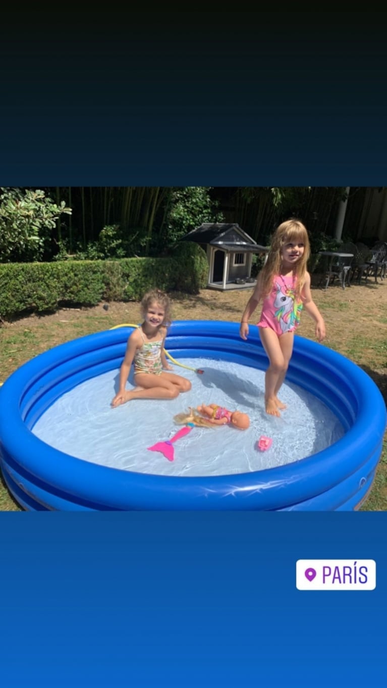 Wanda Nara mostró su "secreto low cost" para divertir a sus hijos: "No hay verano, ni infancia sin pelopincho"