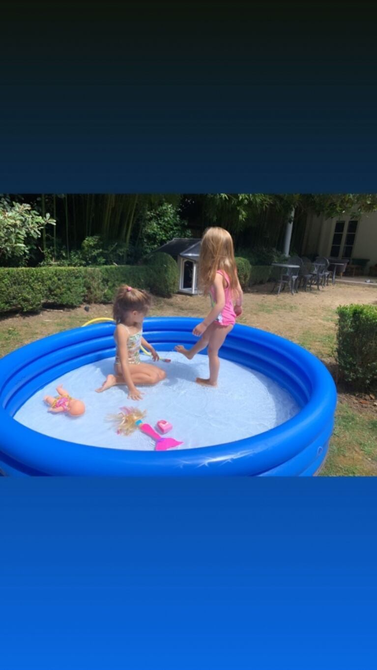 Wanda Nara mostró su "secreto low cost" para divertir a sus hijos: "No hay verano, ni infancia sin pelopincho"