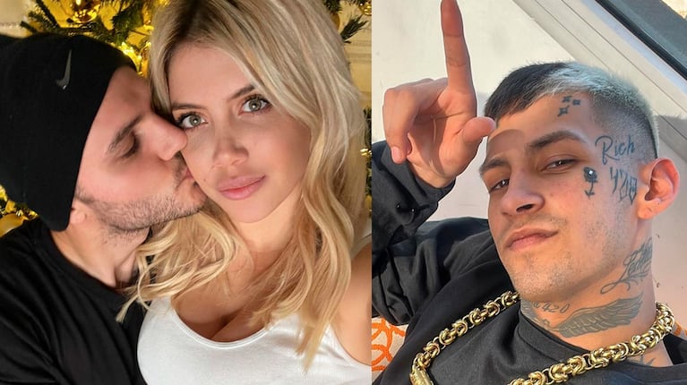 Wanda Nara negó haber pasado la noche con L-Gante y posteó sensuales fotos con Mauro Icardi en Argentina.