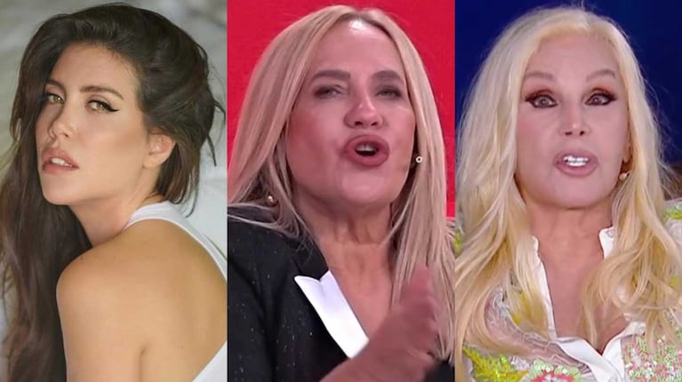 Wanda Nara, Nora Colosimo y Susana Giménez  (Fotos: capturas América TV, Telefe y Instagram @wanda_nara)