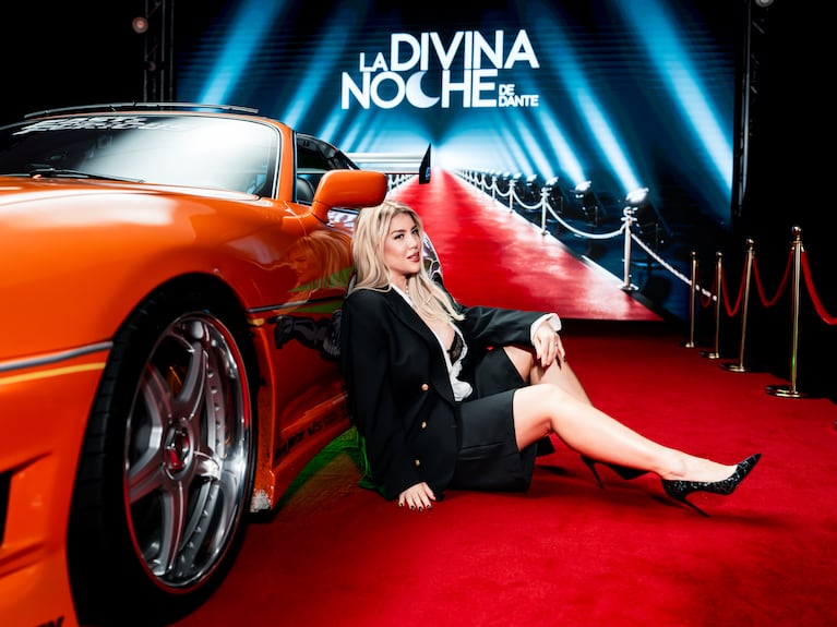 Wanda Nara pasó por La Divina Noche de Dante.