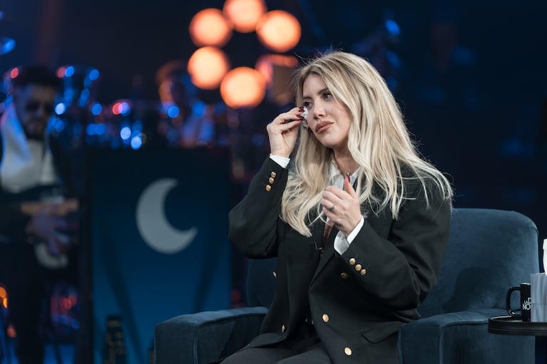 Wanda Nara pasó por La Divina Noche de Dante.