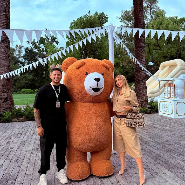 Wanda Nara presumió el cumpleaños de su hija menor en compañía de la familia de Mauro Icardi