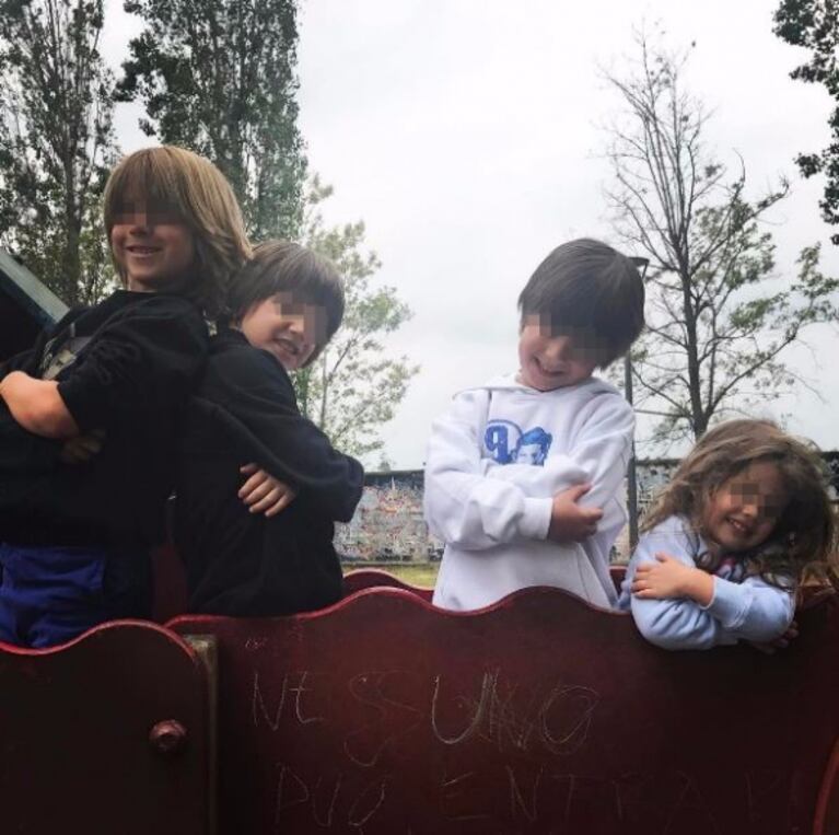 Wanda Nara, provocadora en las redes: ¡mirá la particular foto que publicó de sus hijos!