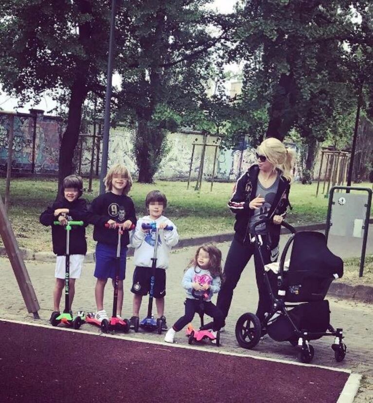 Wanda Nara, provocadora en las redes: ¡mirá la particular foto que publicó de sus hijos!