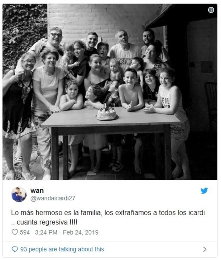 Wanda Nara publicó un tweet ¿con mensaje oculto para Ivana Icardi? y ella respondió con todo: "Más falsa que billete de 3 pesos"