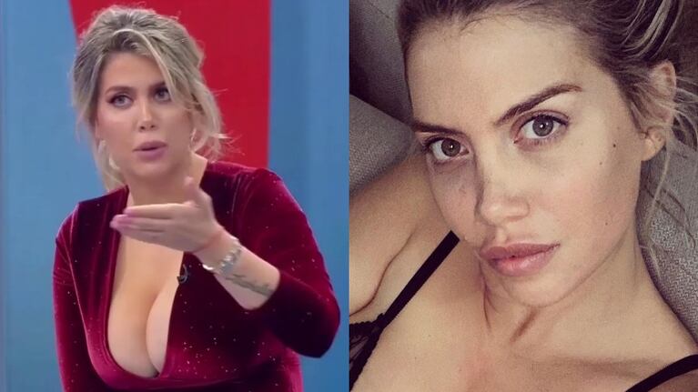 Wanda Nara publicó una foto al borde de la censura en Instagram: Buenas noches
