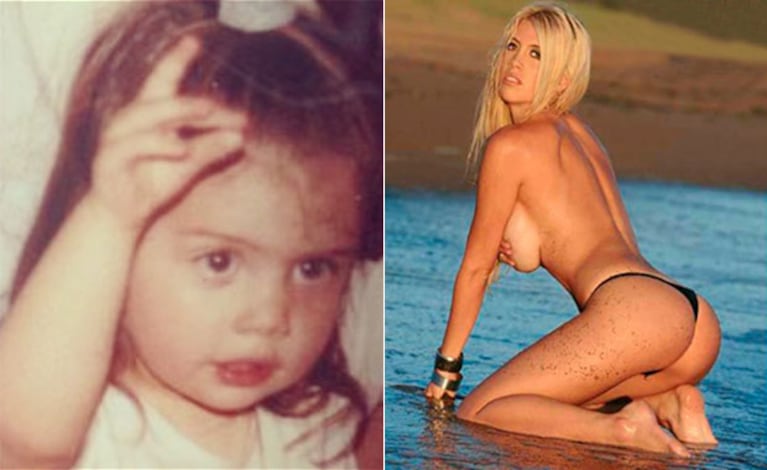Wanda Nara publicó una postal muy dulce de su infancia (Fotos: Instagram y Web). 