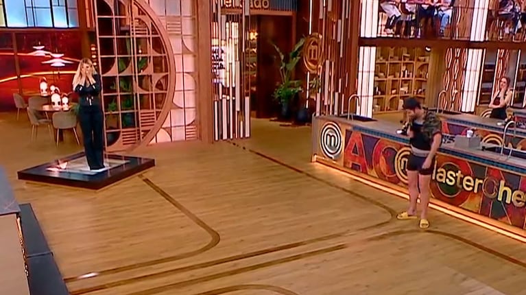 Wanda Nara quedó en shock al ver a Nazareno Casero en malla: su reacción desopilante (Telefe)
