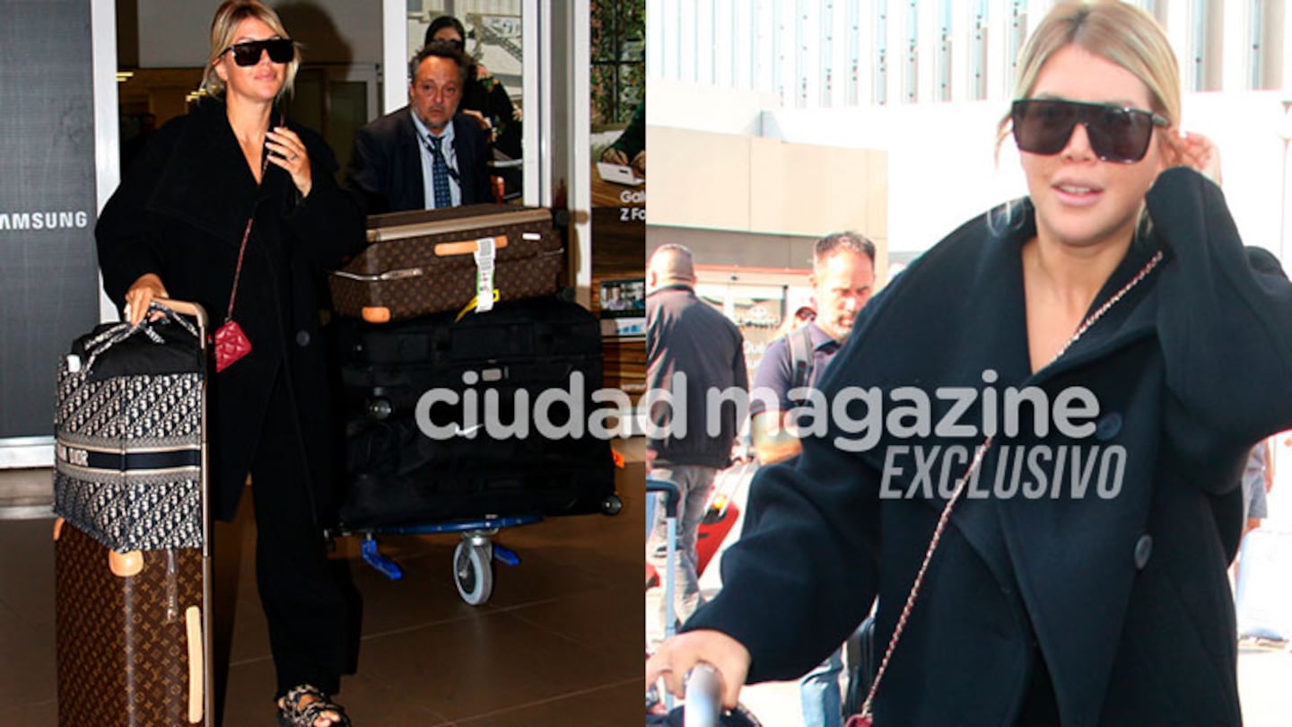  Wanda Nara recién llegada a la Argentina (Fotos: Movilpress)