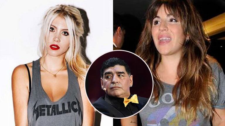 Wanda Nara recomendó un antidoping para Maradona y Gianinna le salió fuerte al cruce: ¡Recuerdo tu pasado y me...
